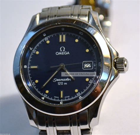 omega edelstahl herrenarmbanduhr seamaster